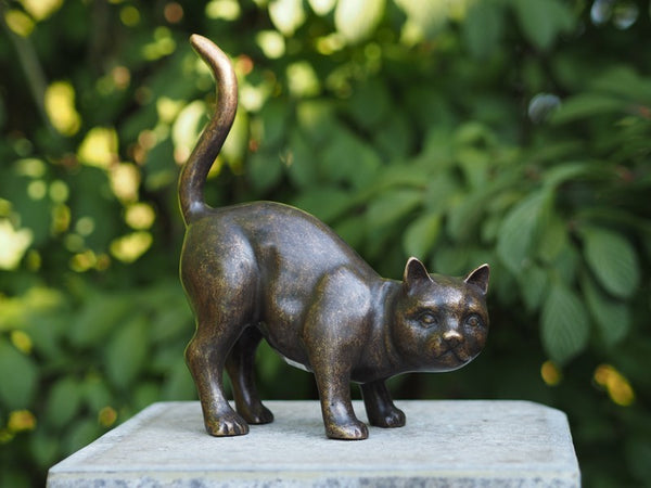 Additief Krimpen Aubergine Bronzen katten beeld – GardenArts