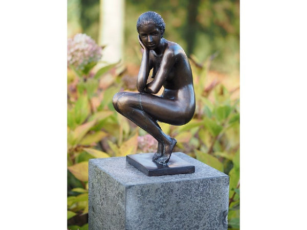 Bronzen Beeld Zwangere Vrouw - GardenArts