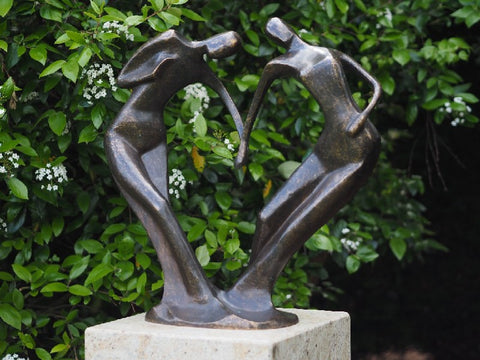 Bronzen beeld Hart - GardenArts