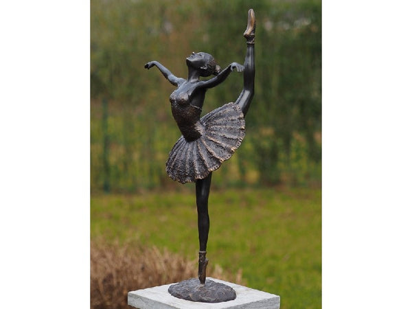Bronzen beeld ballerina - GardenArts