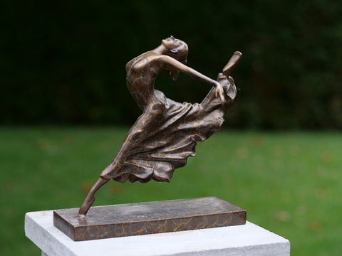 Bronzen beeld Danseres - GardenArts